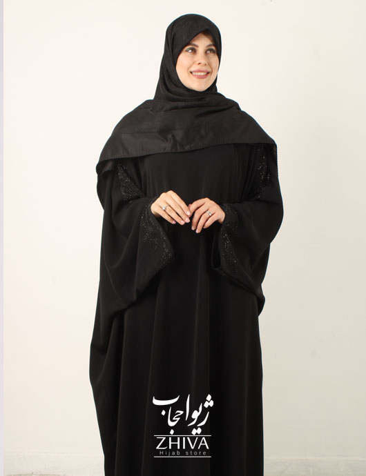 مانتو عبایی نگين كوبی