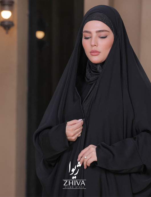 چادر بحرینی زیپ دار سندس کره