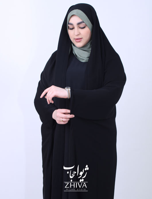 چادر  دانشجویی ساده كرپ