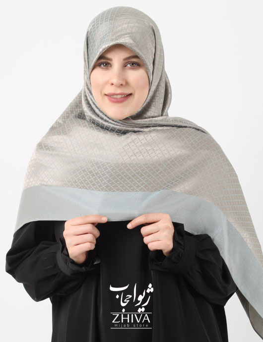 روسری لمه چارخونه ريز دور دوخت قواره 140
