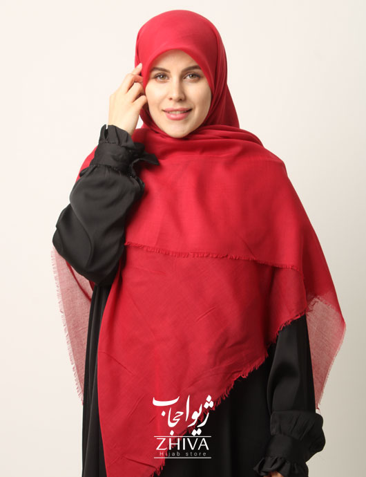 روسری سوپر نخ وارداتی دور ريش قواره 140