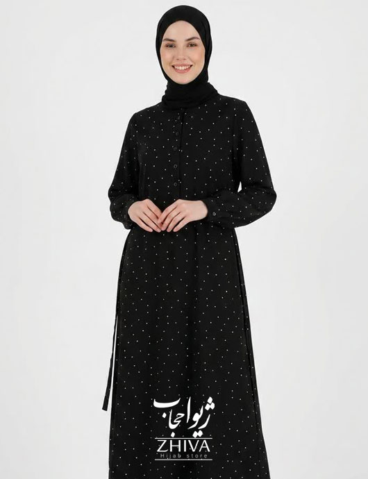 لباس ساحلی خال خالی كلوش