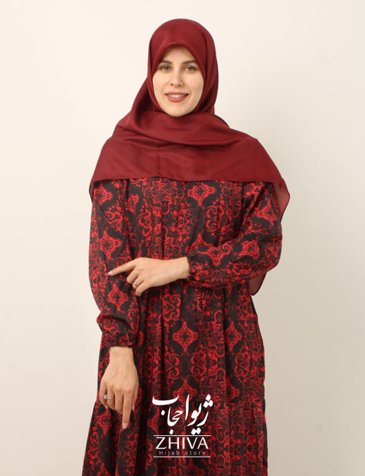 پيراهن ساحلی سه طبقه چين فلور كد 4