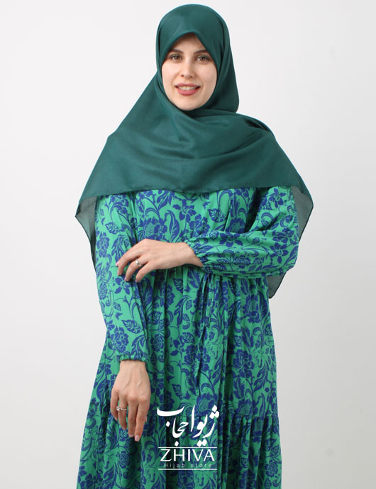 پيراهن ساحلی سه طبقه چين فلور كد 8