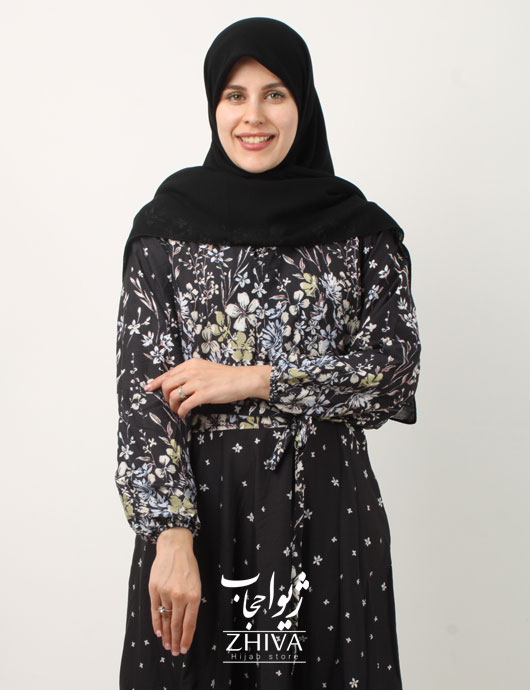 پيراهن ساحلی كلوش فلور كد 2