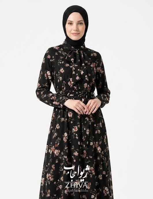 پيراهن ساحلی كلوش فلور كد 19