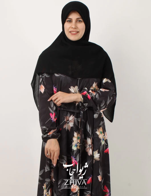 پيراهن ساحلی كلوش فلور كد 9