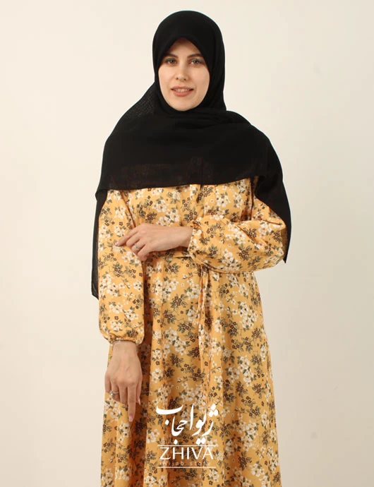 پيراهن ساحلی كلوش فلور كد 38