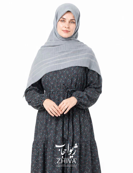 پيراهن ساحلی سه طبقه چين نخی