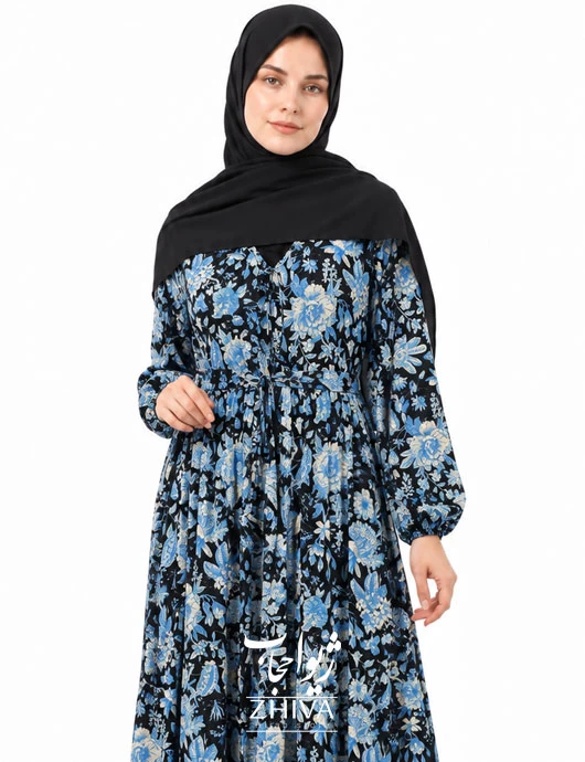 پيراهن ساحلی سه طبقه چين فلور كد 35