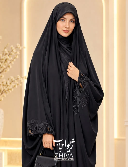 چادر عربی گلدوزی مخمل پروانه ندا