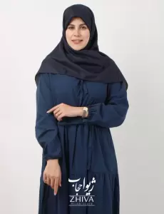 پيراهن ساحلی سه طبقه چين لينن