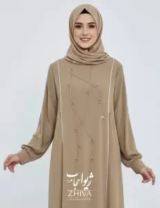 مانتو عبایی نهال جواهردوزی ترنم