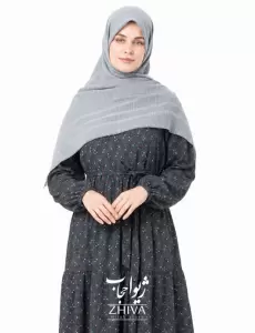 پيراهن ساحلی سه طبقه چين نخی