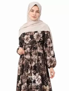 پيراهن ساحلی كلوش فلور