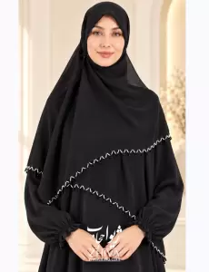 روسری كرپ حرير جواهر دوزی